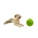 Vibrating Lying Labrador with satin pocket - 62cm