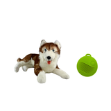 Vibrating Husky with satin pocket - 62cm