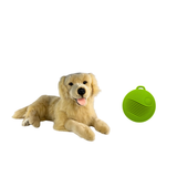 Vibrating  Golden Retriever with satin pocket - 62cm