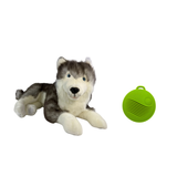 Vibrating Lying Husky with satin pocket - 62cm