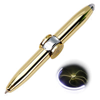 Fidget Pen Spinner Gyro Pen With Light