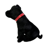 Staffy Black - 32cm weighted aprox 1kg