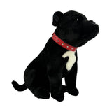 Staffy Black - 32cm weighted aprox 1kg