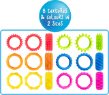 Textured Fidget Rings Set