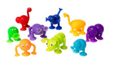 Suction Monsters - Set of 9 Monsters