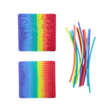 SENSORY ACTIVITY BOARD KIT  – SQUARE (12.5cm)
