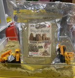 Kinetic sand & Construction trucks Play Set