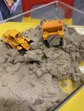 Kinetic sand & Construction trucks Play Set