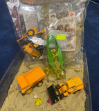 Kinetic Sand with Tweezers and Gemstones