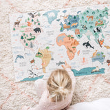 Mindfullness World Map Floor Puzzle