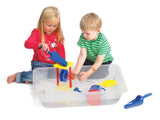 Clear Desktop Sand and Water Tray (PRE ORDER- Delivery 1 to 2 weeks.)