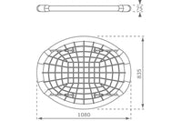 Nest Swing ‘Oval’ with adjustable Ropes