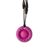 Chew disc pop it.