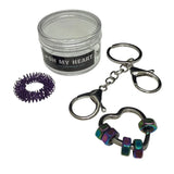 Oh My Heart Fidget Keychain