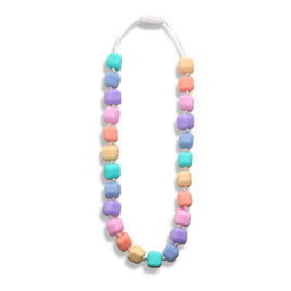 Princess and the Pea Necklace rainbow pastel