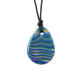 Raindrop Pendant Sensory Chew - Blue/Green