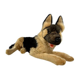 Vibrating Lying German Shepherd Plush Toy- 64cm