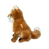 Red Fox Sitting 24cm, Weighted Animal, 0.6kg