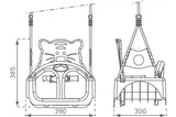 Baby Seat  'Trix' with Adjustable ropes