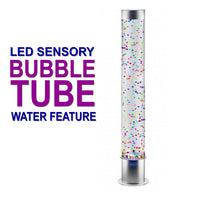 Sensory Bundle 120FS -Bubble Tube 120cm tall with Fibre Optic, Sofa Podium and Wall Bracket