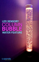 Sensory Bundle 120FS -Bubble Tube 120cm tall with Fibre Optic, Sofa Podium and Wall Bracket