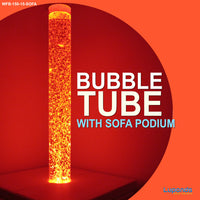 Sensory Bundle 180WS – 1.8m Bubble Tube with a Sofa Podium, Wireless Controller and Wall Bracket