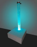 Sensory Bundle- Bubble Tube with a Sofa Podium, Wireless Controller and Wall Bracket