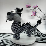 Cute Black Chinese Dragon Stuffed Animal