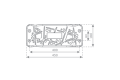 Rubber Swing Seat Medium ‘Curve’ With Galvanised Steel Chains KBT Swing Seat (Commercial grade - Aluminium Insert)