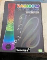 Rainbow Glitter Lamp Speaker