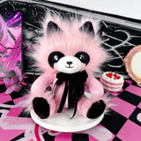 Emo Kawaii Pink Raccoon Stuffed Toy