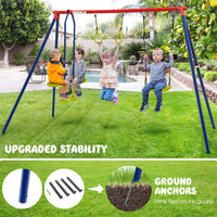 3-in-1 Outdoor Swing Set