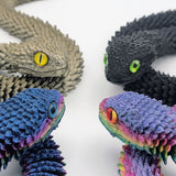 Articulated 3D-Printed Stress-Relief Viper Toy 🐍✨