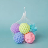 6 Pack Sensory Ball Soft Toy Biteable Cognitive Ball