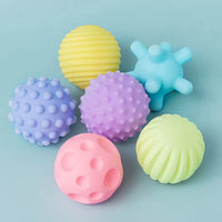 6 Pack Sensory Ball Soft Toy Biteable Cognitive Ball