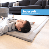 The Mellow Mat® (Soft Touch Sensory Tatami Rug)- Light Grey