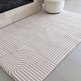 The Mellow Mat v2® Designer Print | Sahara Lines (Soft Touch Sensory Tatami Rug)
