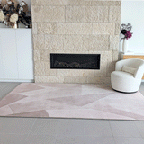 The Mellow Mat v2® Designer Print | Blush Prism (Soft Touch Sensory Tatami Rug)