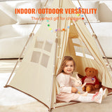 Kids Foldable Teepee Play Tent