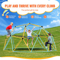 3m Geometric Dome Climber with Hammock and Swing, for Kids 3 to 10 Years Old