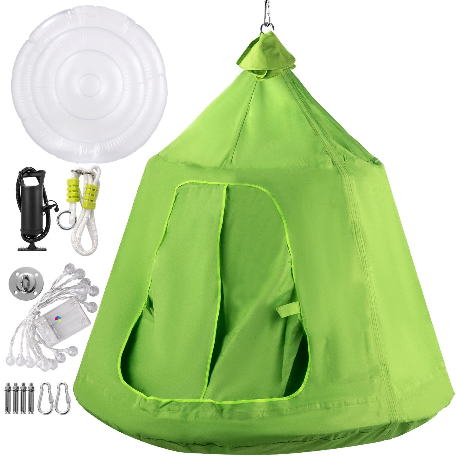 Kids swing tent online