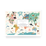 Mindfullness World Map Floor Puzzle