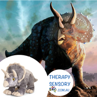 Triceratops weighted animal from TherapySensory.com.au
