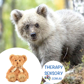 Vanilla Teddy Bear weighted from TherapySensory.com.au