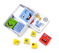 Expressions Matching Block Wooden Puzzles