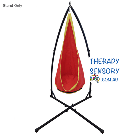 X chair stand from TherapySensory.com.au shows stand with swing (swing not included)