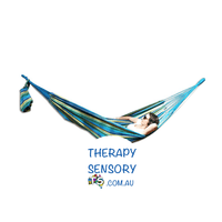 multi coloured hammock from TherapySensory.com.au