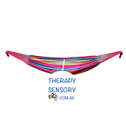 multi coloured hammock from TherapySensory.com.au