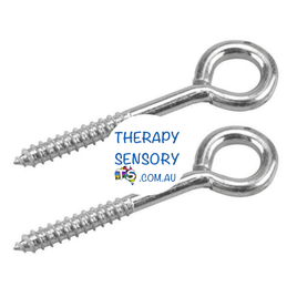Large Hammock Screw Eyes set of 2 from TherapySensory.com.au.