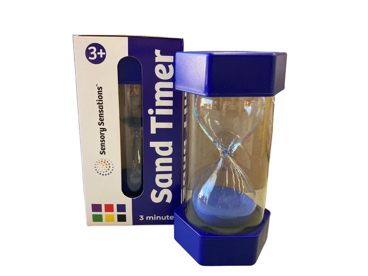 Sand Timers, accurate 3 or 5 minutes| Therapy Sensory Shop